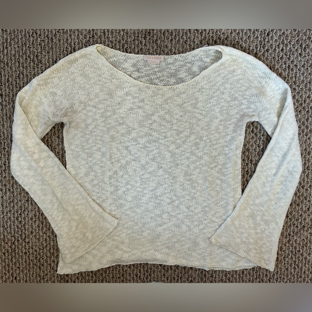 The Hanger Off-White Knit Top